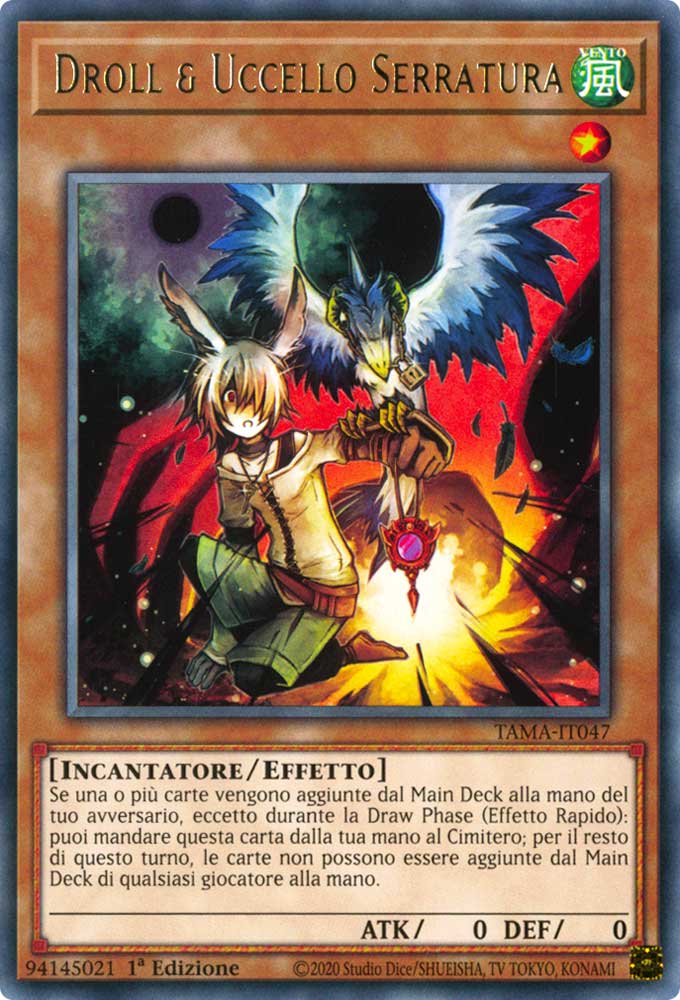 TAMA-IT047 Droll & Uccello Serratura Rara 1a Edizione (IT) -NEAR MINT-