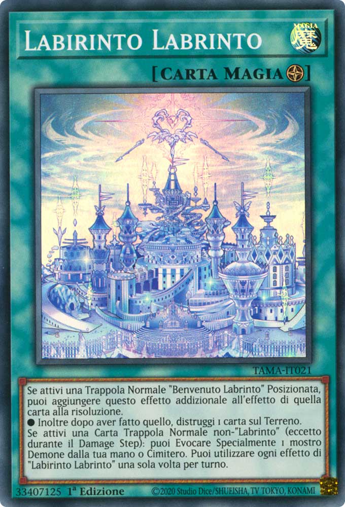 TAMA-IT021 Labirinto Labrinto Super Rara 1a Edizione (IT) -NEAR MINT-