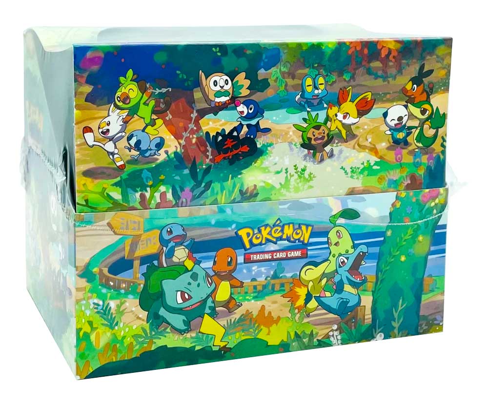 Celebrations Mini Tin da Collezione Starter: Kanto, Johto, Hoenn, Sinnoh, Unima, Kalos, Alola e Galar (EN)