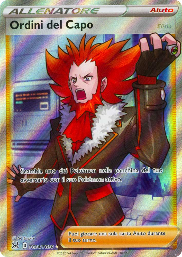 TG24 / TG30 Ordini del Capo Rara Segreta foil (IT) -NEAR MINT-