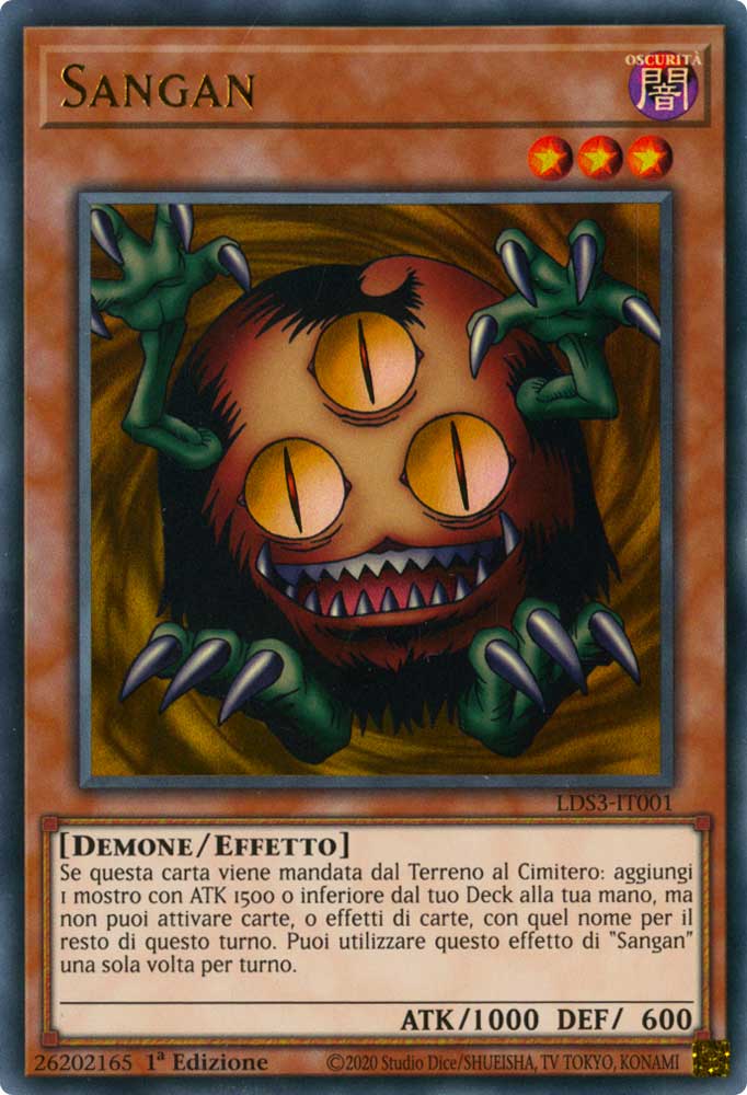 LDS3-IT001 Sangan (scritta ORO) Ultra Rara 1a Edizione (IT) -NEAR MINT-