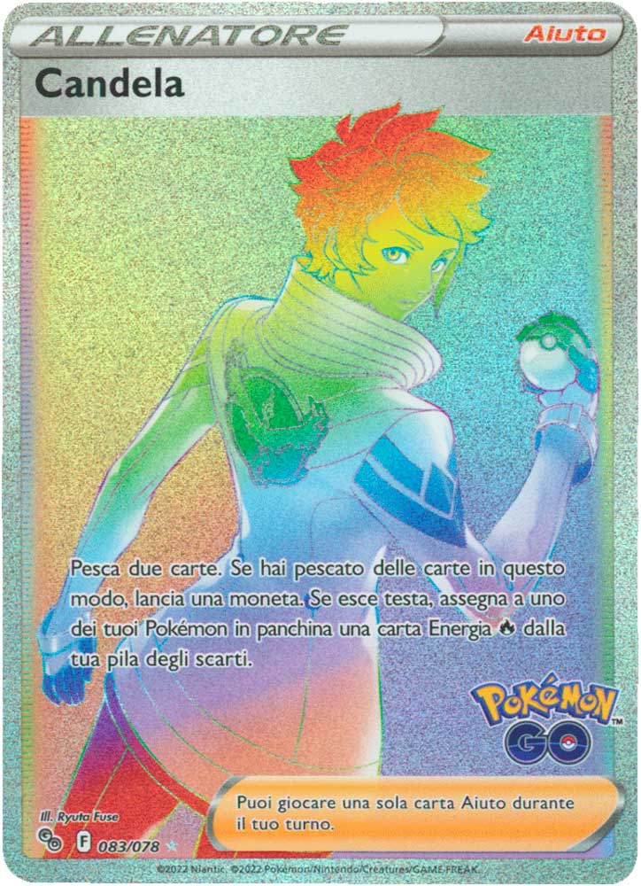 083/078 Candela Rara Segreta Rainbow full art foil (IT) -NEAR MINT-