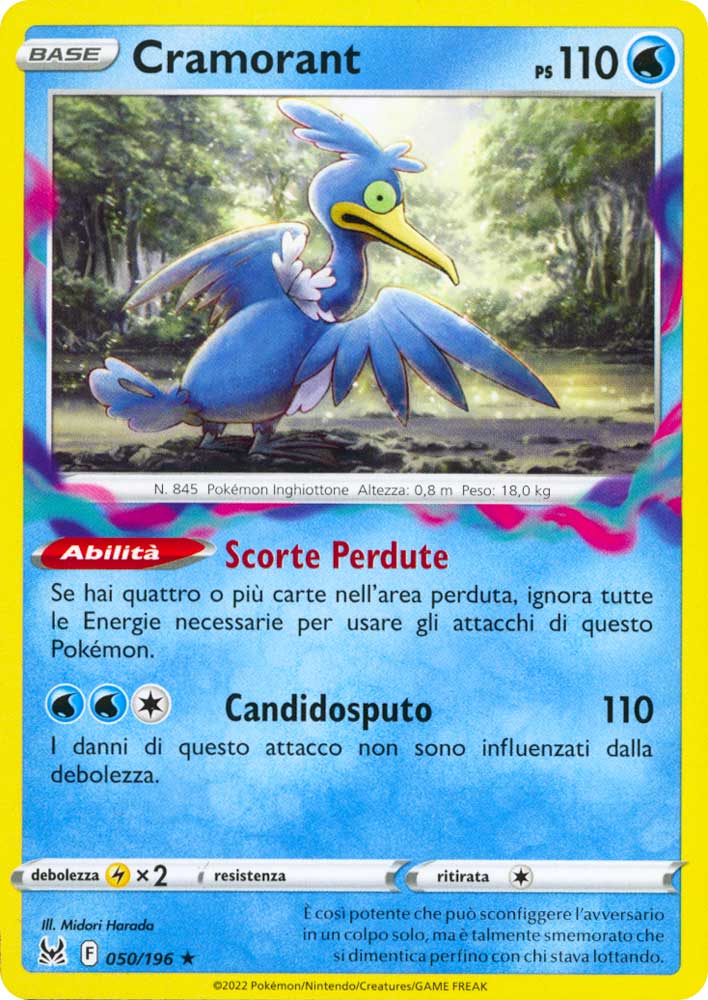 050 / 196 Cramorant Rara normale (IT)  -PLAYED-