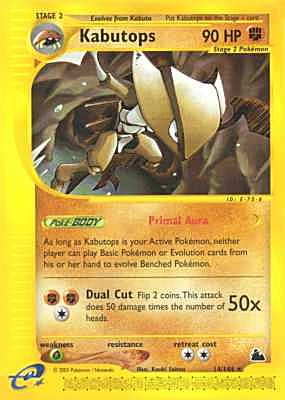014 / 144 Kabutops rara (EN) -NEAR MINT-