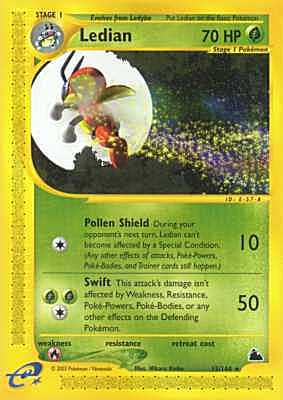 015 / 144 Ledian rara (EN) -NEAR MINT-