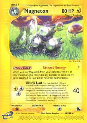 019 / 144 Magneton F- 65 rara (EN) -NEAR MINT-