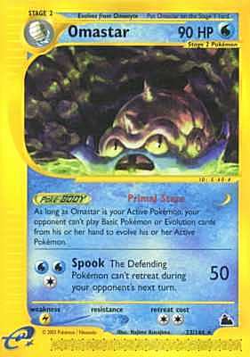 023 / 144 Omastar rara (EN) -NEAR MINT-
