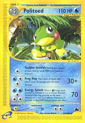 025 / 144 Politoed rara (EN) -NEAR MINT-