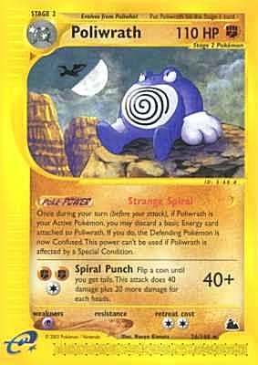 026 / 144 Poliwrath rara (EN) -NEAR MINT-
