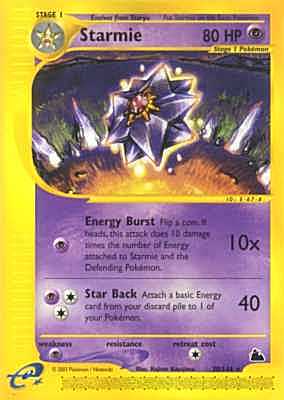 030 / 144 Starmie rara (EN) -NEAR MINT-