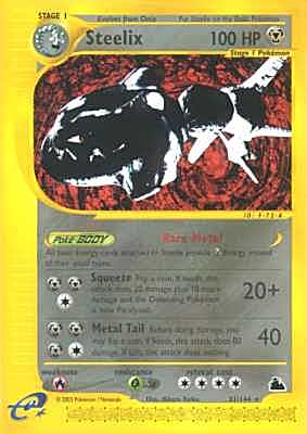 031 / 144 Steelix rara (EN) -NEAR MINT-