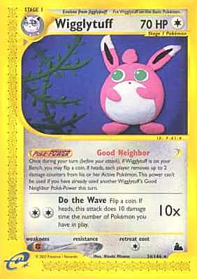 034 / 144 Wigglytuff rara (EN) -NEAR MINT-