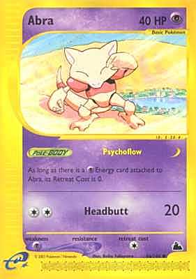 046 / 144 Abra comune (EN) -NEAR MINT-