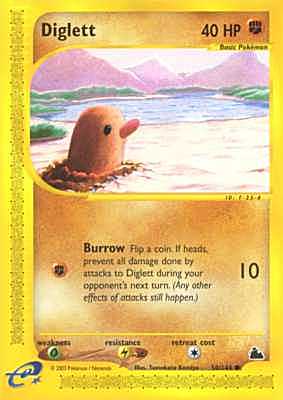 050 / 144 Diglett comune (EN) -NEAR MINT-