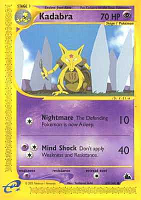 069 / 144 Kadabra comune (EN) -NEAR MINT-