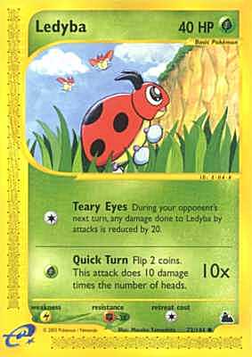 072 / 144 Ledyba E- 04 comune (EN) -NEAR MINT-