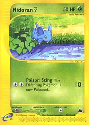 082 / 144 Nidoran F- 05 comune (EN) -NEAR MINT-