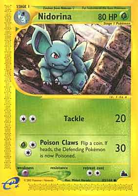 083 / 144 Nidorina comune (EN) -NEAR MINT-