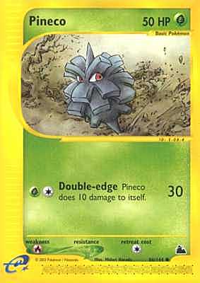 086 / 144 Pineco E- 08 comune (EN) -NEAR MINT-