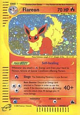 H07 / H32 Flareon rara foil (EN) -NEAR MINT-