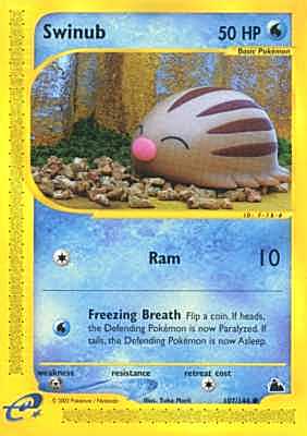 107 / 144 Swinub F- 18 comune (EN) -NEAR MINT-