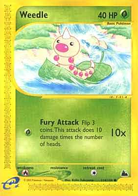 114 / 144 Weedle F- 01 comune (EN) -NEAR MINT-