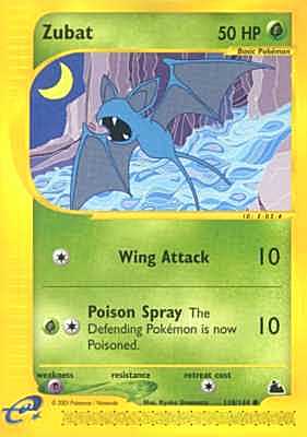 118 / 144 Zubat E- 02 comune (EN) -NEAR MINT-