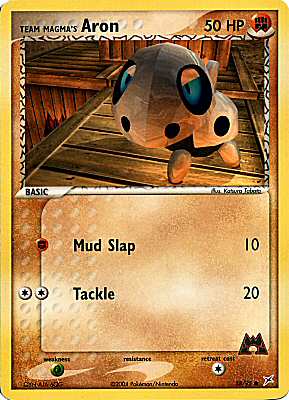 58 / 95 Team Magma's Aron comune (EN) -NEAR MINT-