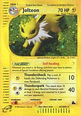H12 / H32 Jolteon rara foil (EN) -NEAR MINT-