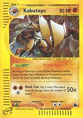 H13 / H32 Kabutops rara foil (EN) -NEAR MINT-