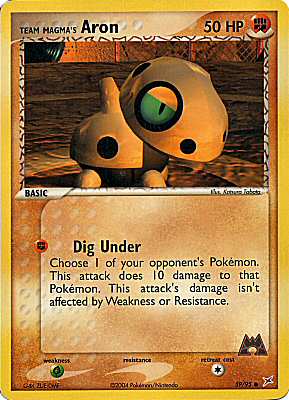 59 / 95 Team Magma's Aron comune (EN) -NEAR MINT-