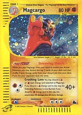 H17 / H32 Magcargo F- 69 rara foil (EN) -NEAR MINT-