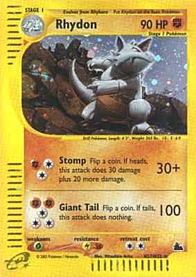 H27 / H32 Rhydon rara foil (EN) -NEAR MINT-