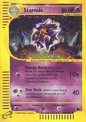 H28 / H32 Starmie rara foil (EN) -NEAR MINT-