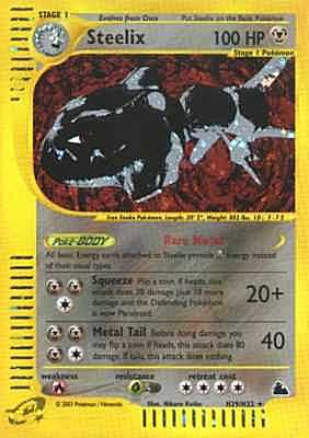 H29 / H32 Steelix rara foil (EN) -NEAR MINT-