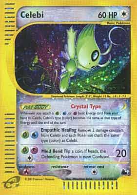 145 / 144 Celebi rara foil (EN) -NEAR MINT-