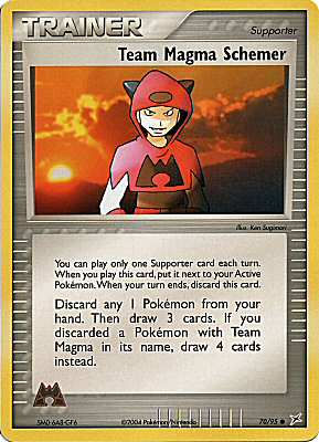 70 / 95 Team Magma Schemer comune (EN) -NEAR MINT-