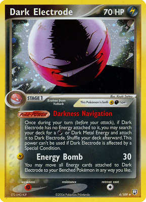 004 / 109 Dark Electrode rara foil (EN) -NEAR MINT-