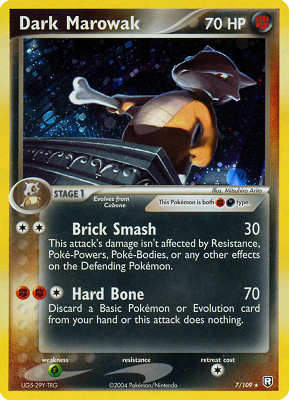 007 / 109 Dark Marowak rara foil (EN) -NEAR MINT-