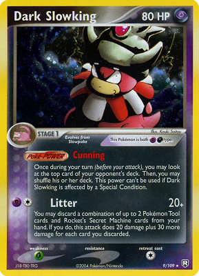 009 / 109 Dark Slowking rara foil (EN) -NEAR MINT-