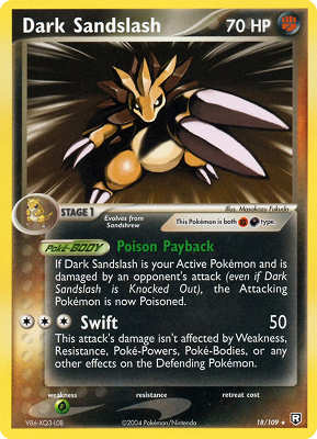 018 / 109 Dark Sandslash rara (EN) -NEAR MINT-