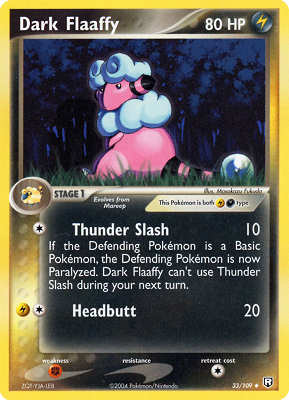 033 / 109 Dark Flaaffy non comune (EN) -NEAR MINT-