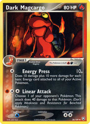 038 / 109 Dark Magcargo non comune (EN) -NEAR MINT-