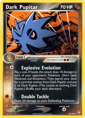 040 / 109 Dark Pupitar non comune (EN) -NEAR MINT-