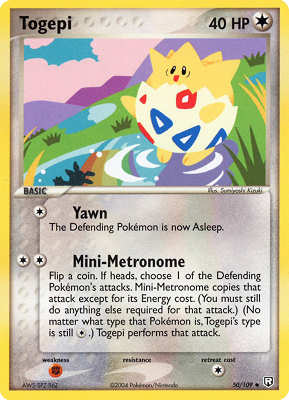 050 / 109 Togepi non comune (EN) -NEAR MINT-