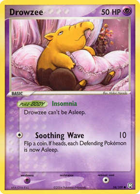 054 / 109 Drowzee comune (EN) -NEAR MINT-