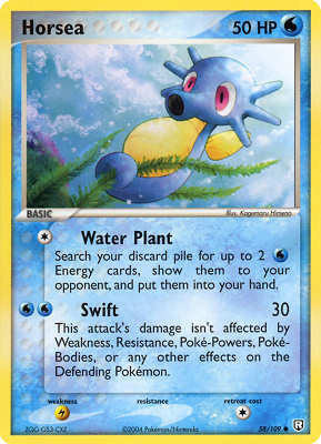 058 / 109 Horsea comune (EN) -NEAR MINT-