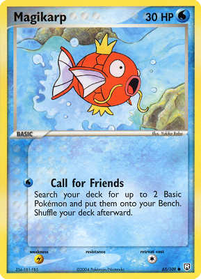 065 / 109 Magikarp comune (EN) -NEAR MINT-