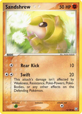 074 / 109 Sandshrew comune (EN) -NEAR MINT-