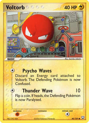 080 / 109 Voltorb comune (EN) -NEAR MINT-